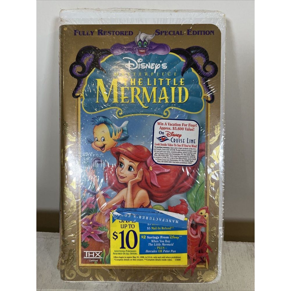 THE LITTLE MERMAID – VHS TAPE‎ – WALT DISNEY MASTERPIECE – SPECIAL EDITION!